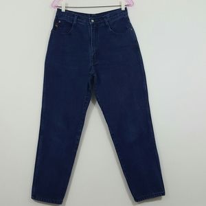 VINTAGE GITANO Dark Rinse Hi-Waisted Jeans